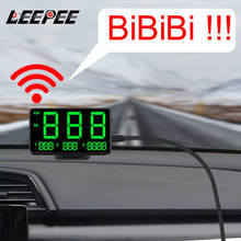 C60s/C80 Car Head Up Display GPS Speedometer Odometer Altitude Display Projector Big Fonts LED Display KM/h MPH Car Speed Alarm 2024 - buy cheap