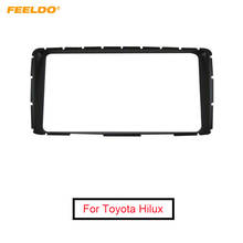 FEELDO Car Stereo Radio Fascia Panel Frame Adapter For Toyota Hilux 2DIN 202*102mm Dash Plate Frame Installation Kit 2024 - buy cheap