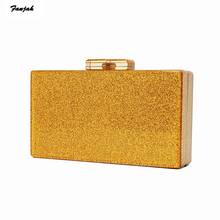 gold small glitter acrylic clasp mirror inside acrylic day clutches evening party fashion flap female mimi small evening handbag 2024 - buy cheap