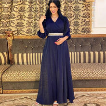 ИД Мубарак Абая Дубай, Турция платье ислам кафтан африканские платья европейская одежда Кафтан мусульманский Vestidos 2024 - купить недорого