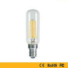 Vintage Glass LED Lamp T25 Tubular LED Filament Bulbs 4W 8W Retro Chandelier Pendant Lamp E14 220V Warm Cold White Edison Bulb 2024 - buy cheap