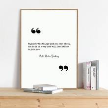 Quote Poster Canvas Nordic Minimalist Painting On The Wall Pictures for Interior Wall Loft Room Decoration Frameless 2024 - buy cheap