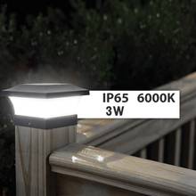 Solar Column Headlight IP65 Solar Light Fence Light Outdoor Solar Lamp For Garden Decoration Gate Fence Wall Courtyard Cottage 2024 - buy cheap