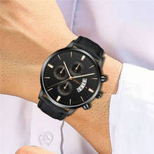 2019 Casual Man Watches Sport Watch Analog Quartz Wristwatches Business Watches Leather Strap Men Wristwatch Horloges Mannen 2024 - buy cheap