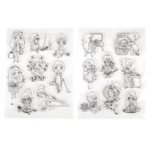 Sello de silicona transparente para diario, 6x8 pulgadas, para álbum de recortes, manualidades, decorativo 2024 - compra barato