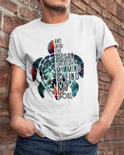 Camiseta "Into The Ocean" I Go To lost My Mind turtle "unisex, Camiseta 100% de algodón con estampado divertido para mujer, camiseta hipster grunge 2024 - compra barato
