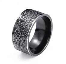 2020 Fashion Unisex Dragon Stainless Steel Ring Men's Ring Jewelry Silver Lucky Ring Punk Rock Skull Ring 2024 - buy cheap