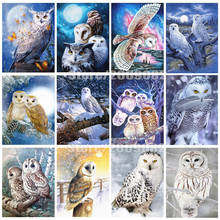 5D Diamond Painting Animal Owl Full Drill Square Diamond Art Embroidery Animal Cross Stitch Home Decoration TT1295 2024 - buy cheap