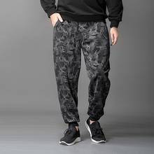 Fat Plus Oversized SweatpantsSpring and Autumn Men's Casual Pants Harlan Sweatpants Camouflage Pants Men's Feet Pants Bundles 2024 - buy cheap