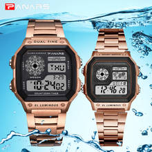 Спортивные мужские часы Военные электронные часы мужские водонепроницаемые S Shock парные наручные часы G стильные цифровые часы relogio masculino 2024 - купить недорого
