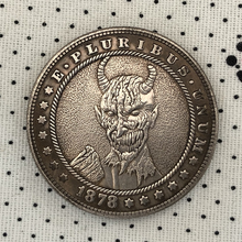 Дьявол Демон памятная монета Американский Морган Хобо Ретро монета демон монета подарок сувенир 2024 - купить недорого