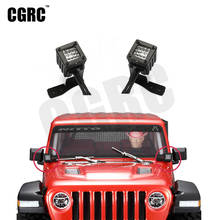 Soporte de Metal de alta calidad para coche teledirigido, foco LED para 1/10 RC Crawler Traxxas TRX4 Defender TRX6 G63 AXIAL SCX10 III JEEP 2024 - compra barato