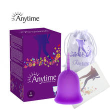 2 Pcs Anytime Menstrual Cup Reusable Period Cup Medical Grade Silicone Feminine Hygiene Lady Menstruation Copo Menstrual Disc 2024 - buy cheap