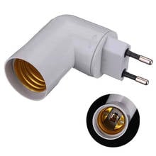 6A 110~240V/AC White PBT Flame retardant European to E27 lamp holder with switch 360 degree rotating EU Socket Quality Assurance 2024 - buy cheap