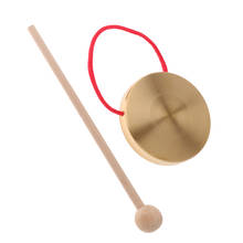 Mini Hand Gong Chapel Copper Cymbals Percussion Opera Gong for Kids Children Toys (10cm) 2024 - buy cheap