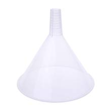 150mm Plastic White Transparent Funnel For Garage / Car Liquids / Laboratory / Kitchen E7CA 2024 - buy cheap