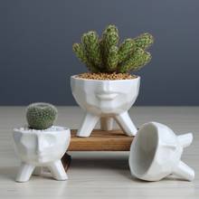 Flower Pot Simulation Half-face Wash Basin Succulent Potted Home Decoration Landscape Supplies-trumpet Pot 2024 - buy cheap