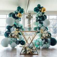 Global Balloons арочный комплект Macaron Tiffany голубой пастельный латексный воздушный шар гирлянда Темно-Зеленый День рождения Свадьба детский душ вечерние Декор 2024 - купить недорого