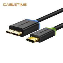 Cabletime USB 3.1 Type C to Micro 3.0 USB Type c to Micro b Male Data Cable Sync Charging for Macbook USB-C Micro USB Cable N040 2024 - buy cheap