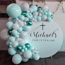 Metallic Balloons Garland Maca Tiffany Blue Birthday Wedding Anniversary Party Balloon Baby Shower Supplies New Year Partydecor 2024 - buy cheap