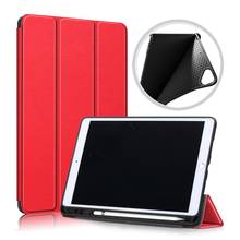 GLIGLE Leather case for iPad 10.2 2019 Tablet Full body protective cover shell+Led+Touch pen Free shipping 2024 - buy cheap