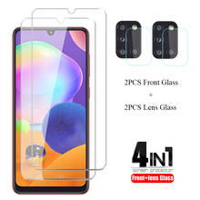 4 IN 1 Protective Glass on For Samsung Galaxy A31 A21s A51 A71 5G A21 A41 A11 2020 Screen Protector Tempered Glass Camera Lens 2024 - buy cheap