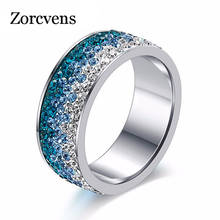 KOtik Brand Zircon Rings Clear CZ Gold-Color Rings for Women Fashion Jewelry Wholesale 2024 - buy cheap