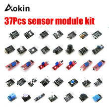 37pcs/lot Sensor Module Board Set Kit For Arduino Diy Kit Raspberry Pi 3/2 Model B 37 Kinds Of Hit/Laser/Temperature Sensor 2024 - buy cheap