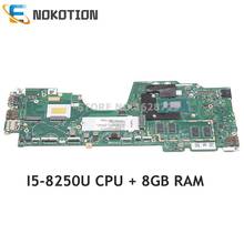 NOKOTION DTZS1 LA-F421P 02DA004 02DA006 For Lenovo Yoga 380 X380 Laptop motherboard SR3LA I5-8250U CPU 8GB RAM 2024 - buy cheap