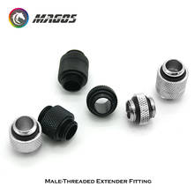 Extender Fitting Male-Male Threaded, M-M G1/4'' Thread Adapter Connector, Black /Silver, 1 Piece 2024 - buy cheap