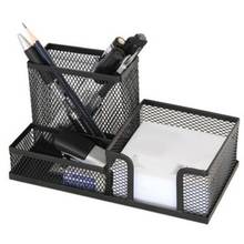 Metal Mesh Desktop Pen Holder Organizer Office Home Stationery Storage Case 2024 - buy cheap