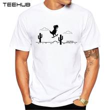 Mordedor hub camiseta de manga curta masculina, camiseta legal de design escolar antiga rex com estampa de dinossauros, camisetas hipster camisetas 2024 - compre barato