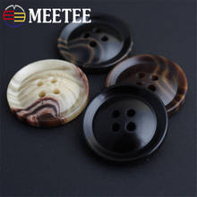 50pcs Meetee 12-25mm Resin Plastic Buttons for Clothing Coat Suit Shirt Decor Hole Buckle Scrapbooking Sewing Accessories AP2235 2024 - buy cheap