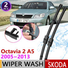 Car Wiper Blade for Skoda Octavia 2 A5 MK2 1Z 2005~2013 2006 2007 2008 2009 2010 2011 2012 Windshield Wipers Car Accessories 2024 - buy cheap