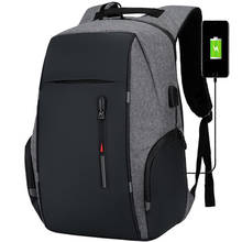 High quality men's leisure business waterproof backpack USB charging large capacity sports bag 15.6 inch Laptop Bag 2024 - buy cheap