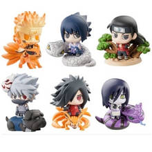 Figuras de acción de Uchi ha Sasu k e Uchiha Madara Orochimaru, figuras de acción de 5cm, juguetes de anime de Navidad, 6 unids/set/Set 2024 - compra barato