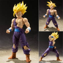 Anime SHF Dragon Ball Z Gohan Super Saiyan Battle Damage Actionable Model Decoration Toy Gift 2024 - buy cheap