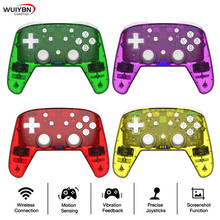 New Transparent Switch Controller Wireless Bluetooth Gamepad Joystick For Nintend Switch/Switch lite /PC/PS3/Android 2024 - buy cheap