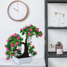 Falso Planta Vasos de Plantas Home Office Decoração Simulado Artificial Planta Bonita Moderna Mesa de Presente de Casamento 2024 - compre barato