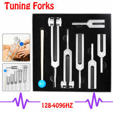 Nervous System Testing tuning fork528Hz 128Hz 256Hz 512Hz 1024HzMedical Neurological tuning forks Sets for Sound Healing Therapy 2024 - buy cheap