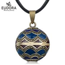 Eudora Harmony ball Necklace Pregnancy bola ball pendant with Dark purple Pine nuts for pregnant woman shower gift new mom gift 2024 - buy cheap