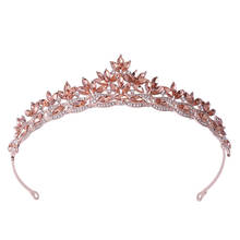Charmelry Crystal Hairband Queen Bridal Tiaras Crown Rhinestone Diadem Pageant Veil Tiara Headband Wedding Hair Accessories 2024 - buy cheap