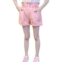 Girls Short Pants High Waist Pants For Girl Candy Color Trousers For Children Summer Girls Clothing 6 8 10 12 14 2024 - buy cheap