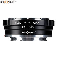 K & F CONCEPT-adaptador de montaje de alta precisión para lente de FD-NEX, para montaje Sony E, montura de Canon FD, NEX-5R, NEX-6, NEX-7 2024 - compra barato