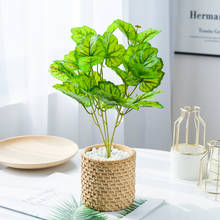 Artificial Plant Christmas Vase for Home Wedding Garden LivingRoom Office Accessories Balcony Decoration Fake Plastic Grape Leaf 2024 - buy cheap