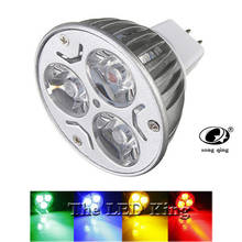Foco de luz LED superbrillante MR16 bombilla LED para lámpara GU5.3, 15W, 12W, 9W, CC de 12V, 220V, regulable, rojo, verde y azul, envío gratis 2024 - compra barato