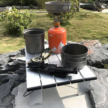 Mesa dobrável portátil de liga de alumínio, pequena mesa de acampamento piquenique para jardim ao ar livre 2024 - compre barato