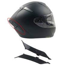 Carbon fiber pattern Motorcycle Rear trim helmet spoiler Accessories case for SHOEI X14 X-14 2024 - buy cheap