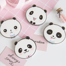 Pocket Mirrors Make Up Mirror New Style Mini Cute Panda Cat for Girls Student Portable Two-side Folding Cosmetic Makeup Mirror 2024 - buy cheap