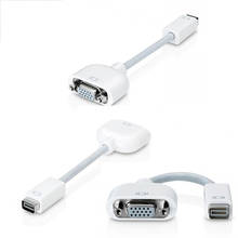 Miniadaptador DVI a VGA para Apple MacBook, Cable adaptador macho a VGA hembra para Monitor de vídeo 2024 - compra barato